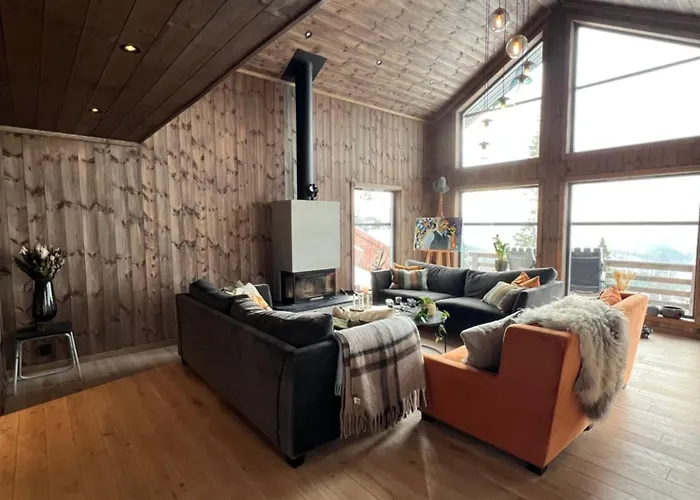 Skirvedalen - New With Panoramic Views! Holiday home